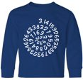 thumbnail image 3 of Inktastic Pi Day Pi Numerals in Spiral Long Sleeve Youth T-Shirt, 3 of 5