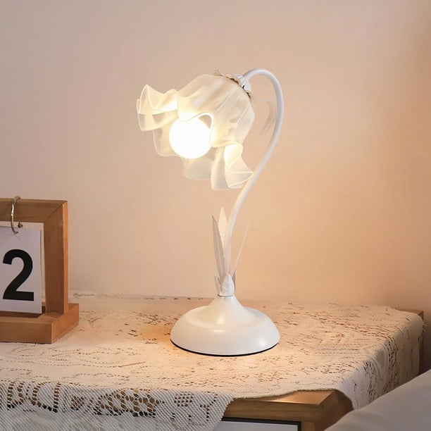 Flower Lamp Vintage Lamp Cute Desk Lamp Vintage Flower Table Lamp