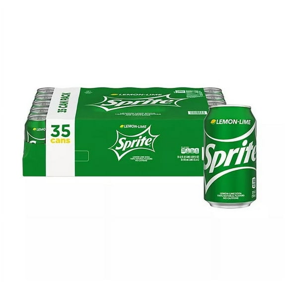 Sprite Lemon Lime Soda Cans, 12 Ounce (Pack of 35)