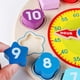 thumbnail image 2 of Reloj educativo con forma de madera, bloques de formas geométricas, juego de partido, regalos para bebé, juguete, 2 of 5