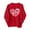 C, variant on Luxalzxs Valentines Shirts for Women Oversized Love Heart Cute Printed Pullover Valentines Crewneck Sweatshirts Holiday Graphic Blouses
