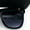 All Black - Smoke, variant on Unique Collapsible Sun Visor Horn Rim Hipster Plastic Sunglasses White Black - Smoke