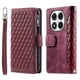 thumbnail image 1 of Style 005 For Xiaomi Redmi Note 14 Pro 5G 14 Pro 5G Poco X7 5G Wallet Case Rhombus Stitching Line PU, 1 of 5