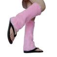 thumbnail image 5 of Fairycore Furry Leg Warmers for Womens Fashionable Warm Foot Covers Boot Cuffs Socks for Winter Outfits And Themed Event, 5 of 8