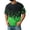 28# Green, variant on Halloween Corduroy Shirt for Men Spooky Bat Print Short Sleeve Graphic Tees Halloween Costumes Orange M