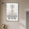 thumbnail image 3 of Luxury Bright Light Canvas Elegant White and Gold Art by Art Remedy, Black Frame, 30" x 45", 3 of 7
