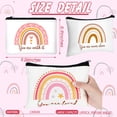 thumbnail image 4 of Bolsa de maquillaje Pinkunn Boho Canvas, 32 unidades, para mujeres y niñas, 4 of 6