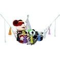 thumbnail image 1 of Stuffed Animal Hammock Macrame Boho Hanging Toy Storage Holder Stuffed Animal Organizer Corner Storage Hanging Fringe Net Tassels for Nursery Decor, 1 of 8