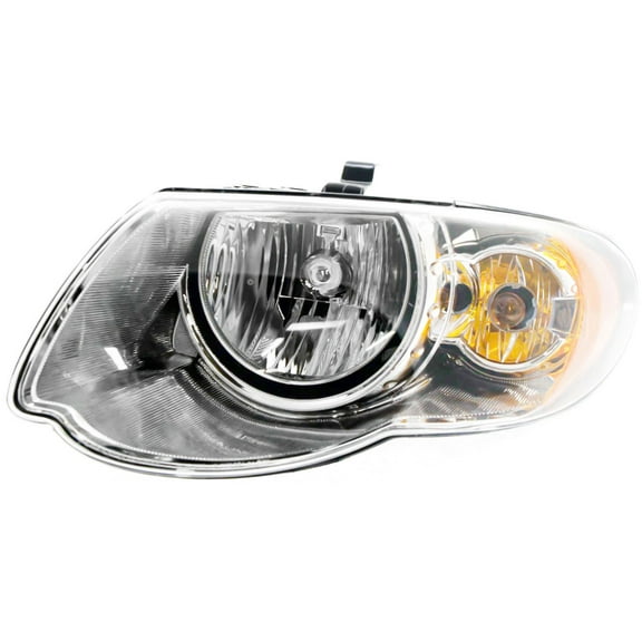 Headlight Compatible With 2005-2007 Chrysler Town and Country Left Driver Halogen With bulb(s)