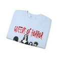 thumbnail image 3 of Women's Crewneck Sweatshirt-Morticia-Munster-Frankenstein Bride-Elvira, 3 of 6