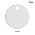 thumbnail image 4 of Anti Rust 65mm Toilet Cover Screw Aesthetic Toilet Improvement Elegant White Finish Reliable Toilet Installation 60mm, 4 of 9