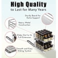 thumbnail image 4 of Spice Rack Organizer for Cabinet - Pull Out Double Tier Spice Rack 8-3/8"W x 10-3/8"D, 4 of 7
