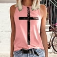 thumbnail image 2 of PMUYBHF Female M July 4Th Lace Tank Top Set Full Length Womens Fashion Crewneck Sleeveless Print Tank Tops Summer Casual Loose Fit Basic Beach Blouse T Shirts Vest 9.99, 2 of 4