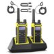 thumbnail image 1 of Walkie Talkies KETELESE T3F IP67 a prueba de agua FRS, paquete de 2 unidades, negro/amarillo, 1 of 8