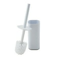 thumbnail image 3 of Bath Bliss 2 Pack Acrylic Cylinder Toilet Brush Set in White, 3 of 4