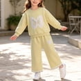 thumbnail image 5 of LvhaoGJOB Little Kids Girls Sweatshirt and Pants Outfit Set - Multi-Pocket, Fleece Lined, 5 of 8