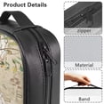 thumbnail image 5 of FKELYI Retro Butterfly Leaf Print Bible Cover for Women Faux Leather Bible Case Lightweight Church Bible Bag with Zipper Pocket & Handle for Christian Prayer Outdoor Study, 5 of 6