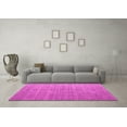 thumbnail image 3 of Ahgly Company Indoor Round Abstract Pink Modern Area Rugs, 8' Round, 3 of 4