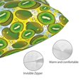 thumbnail image 3 of Rateoe Watercolor Kiwi Fruits Summer Pattern Decorative Pillow Case,Throw Pillow Covers,Plush Pillow Cover,Soft Pillow Case,Velvet Pillow Case-14"x20", 3 of 6