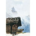 thumbnail image 2 of Sargent, John Singer 13x18 Black Modern Framed Museum Art Print Titled - Chalets-Murren from Splendid Mountain Watercolours Sketchbook, 2 of 4