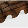 thumbnail image 6 of Rustic Barn Door Shower Curtain, Farmhouse Garden Scenery Green Leaves Bath Curtains, Antique Brown Wall Lights Bathroom Home Decor Waterproof Polyester 72WX72H Inch 12 Hooks, 6 of 6