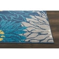 thumbnail image 4 of Nourison Passion Floral Blue 8' x 10' Area Rug, (8x10), 4 of 9