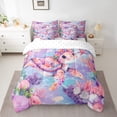 thumbnail image 2 of Erosebridal Sealife Turtle Bedding Sets Twin Size,Marine Animal Comforter Sets with Sheets,Uderwater World Decor,Breathable,7pcs, 2 of 6
