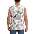 thumbnail image 4 of Disketp Cute Cartoon Sloth Sleeveless Tshirts For Men, Muscle Shirts For Men Dry Fit Tank Top-Large, 4 of 8