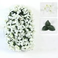 thumbnail image 1 of Colgante De Pared De Gloria De La Mañana Buganvilla artificial de plástico de 73 cm, 12 tenedores y 156 flores, ideal para colgar en la pared, el techo y la sala de estar (1 unidad) JASKFLY, 1 of 9