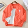 thumbnail image 2 of Hrsba Kids Jacket Printed Zip Front Long Sleeve Casual Outerwear Jacket, 2 of 6