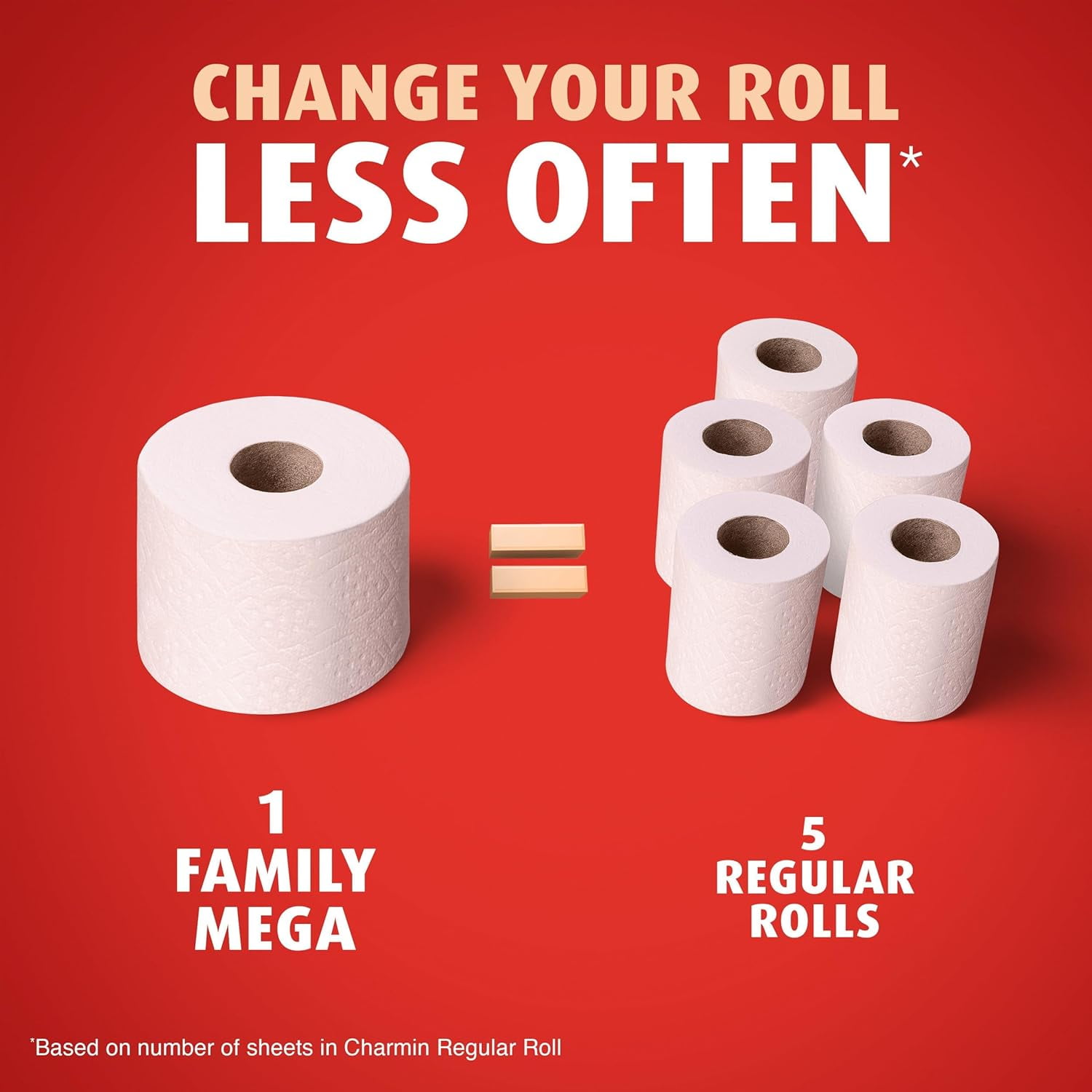 Ultra Strong Clean Touch Toilet Paper, 18 Family Mega Rolls = 90 Regular Rolls