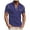 Navy, variant on Zshosam Golf Shirt Men Men' s Golf Shirts Short Sleeve Print Performance Moisture Wicking Dry Fit Golf Polo Shirts for Men Size L,(AG L)