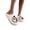 White, variant on KEVCHE Womens Halloween Pumpkin Slippers for Warm Indoor Wear, Plush Spooky Design House Shoes for Men Women, Winter Home Fluffy Floor Slippers with Non-Slip Sole