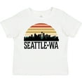 thumbnail image 3 of Inktastic Seattle Washington Skyline Sunset Boys or Girls Toddler T-Shirt, 3 of 5