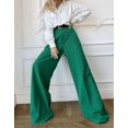 thumbnail image 4 of Retro Solid Color Wild Straight Wide Leg Pants Female Spring New Korean Fashion High Waist Casual Long Pants, 4 of 17