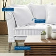 thumbnail image 3 of Sofa, Fabric, White, Modern Contemporary Urban Design, Living Lounge Room Hotel Lobby Hospitality, 3 of 8