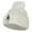 White, variant on Halloween Body Skeleton Embroidered Long Beanie - White OSFM