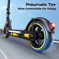 thumbnail image 4 of Electric Scooter for Adults, 600W, 30 Miles & 25 MPH Max, 10'' Pneumatic Tires Portable Folding Design，Commuting E-Scooter Yellow, 4 of 9