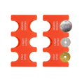 thumbnail image 1 of 2Pcs Japanese Coin Holder, Portable JPY Coin Organiser Dispenser Coin Hard Case Storage 6 Slots, Great for Home, Office, Collection, Orange, 1 of 6