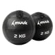 thumbnail image 1 of Kit 2 Balones Medicinales de 2 kg Negro Muuk Fitness, 1 of 7