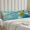 thumbnail image 4 of Funda de almohada Pokémon, funda de almohada larga de cuerpo entero, almohada de compañero de juegos para niños, cojín de sofá, muebles para el hogar, decoraciones de cama de 20" x 54", 4 of 5