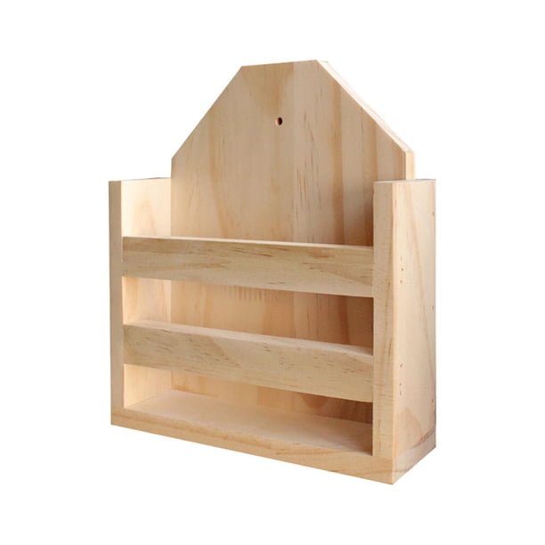 Estante para comedero de para conejos, dispensador de hierba de madera, soporte de alimentación para animales pequeños para conejitos en jaula