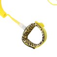 thumbnail image 4 of Surfboard Leash 10ft Paddle Board Ankle Strap TPU Portable Coiled Spring Leg Foot Rope Surfing Leash for Surfing Tied Surfboard Accessories Yellow, 4 of 8
