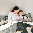 thumbnail image 4 of Manfei Blue Bowtie Duck Twin Comforter Sets 3-Piece for Boys Girls,Cartoon Bowknot Animal Bedding Set for Kids Teens,Lightweight Room Decor, 4 of 6