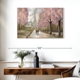 thumbnail image 3 of Elephant Stock Paris Stroll Wall Art - Horizontal Canvas Wall Art - Living Room Wall Decor - City Canvas - Brown And Gray Decor By Tava Studios - 36" x 24", 3 of 8