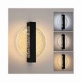 thumbnail image 2 of Dimmable LED Wall Light, Modern Indoor Aluminum Wall Light, Bedside LED Wall Light, Round Black Acrylic Wall Lamp for Living Room, Bedroom, Stairs, Ha, 2 of 5