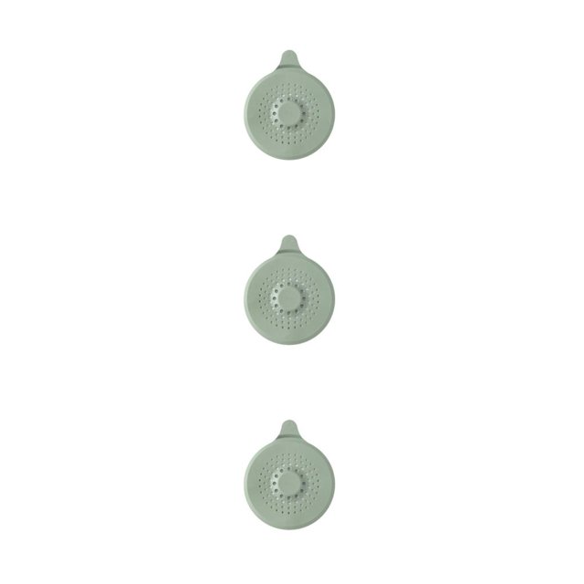 Inteprter Cubierta de filtro de lavabo para fregadero de cocina y baño, recogedor de pelo reutilizable de silicona, colador de ducha, tapón Type1 NO1