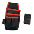 thumbnail image 3 of Colaxi Waist Belt Tool Storage Pouch Organizer Construction Tool Portable Multi Purpose Construction Tool Holder Pouch Men and Women Red, 3 of 9