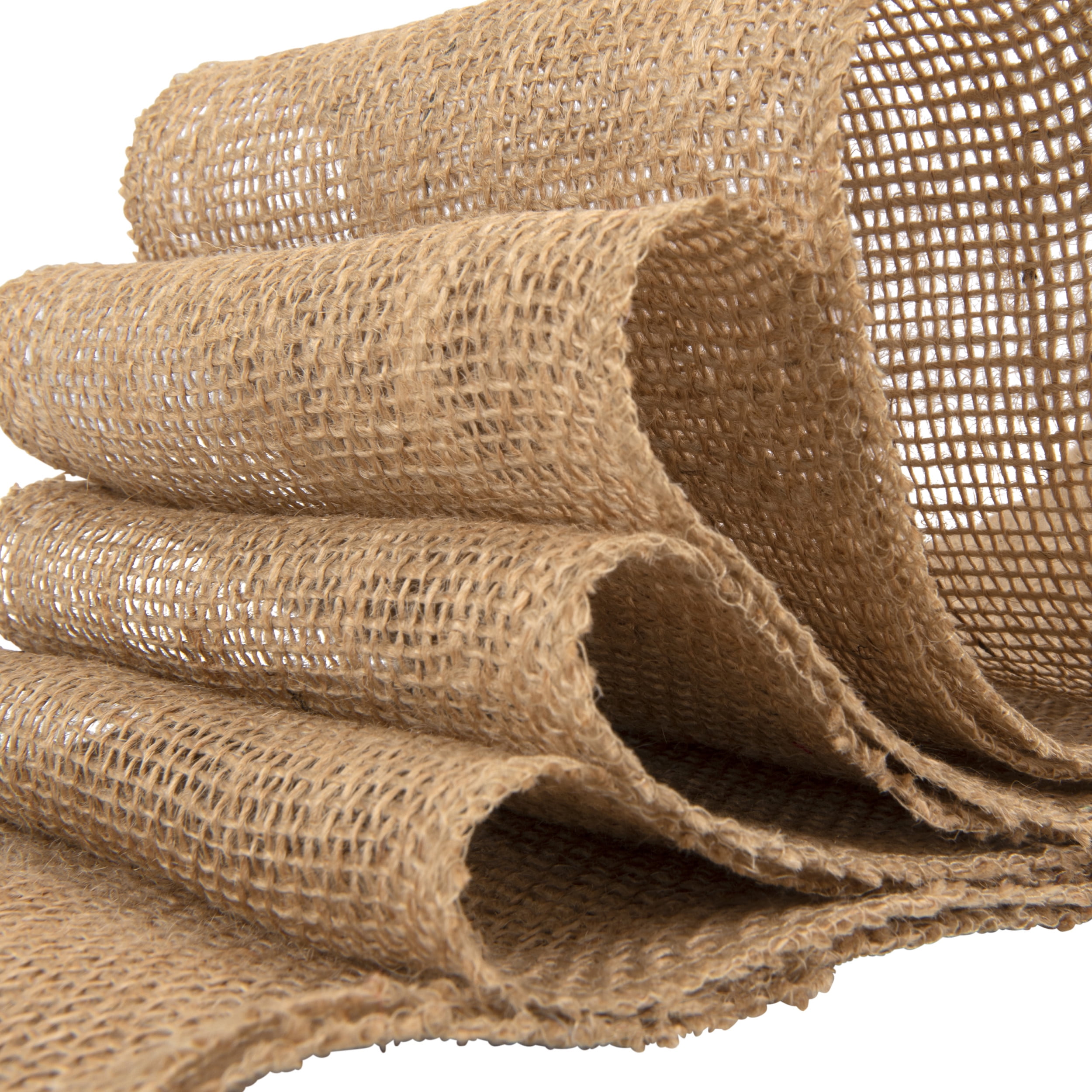 Love, Laugh, Craft Jute Burlap Roll Precut, 6"W x 5-Yards, 7 Rolls, 740-38KIT, Brown/Bronze Tree Glitter