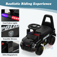 thumbnail image 4 of KidsVIP 6V Police Officer Ride On Truck with Music Player, Emergency Siren & Lights, 4 of 9